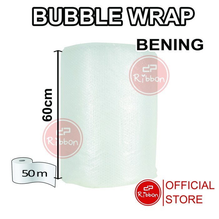 

Bubble BENING 60cm X 50M SUPER Tebal Wrapping