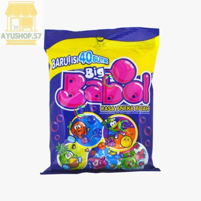 

Big babol Aneka buah [140gr isi 40's] - AYUSHOP57