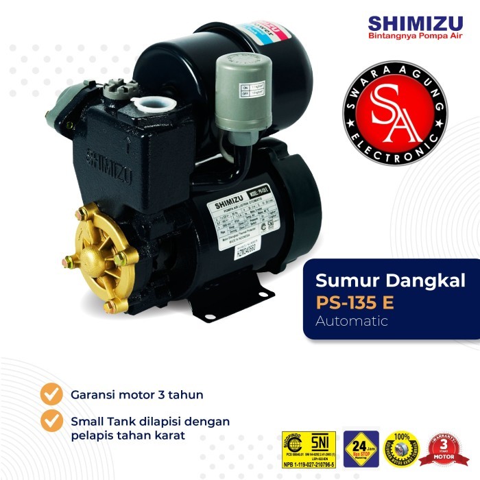 Pompa Air Shimizu Type: PS-138E (Khusus Medan-Gojek)