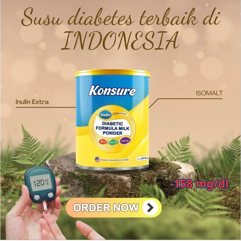 

Susu konsure original khusus penderita diabetes