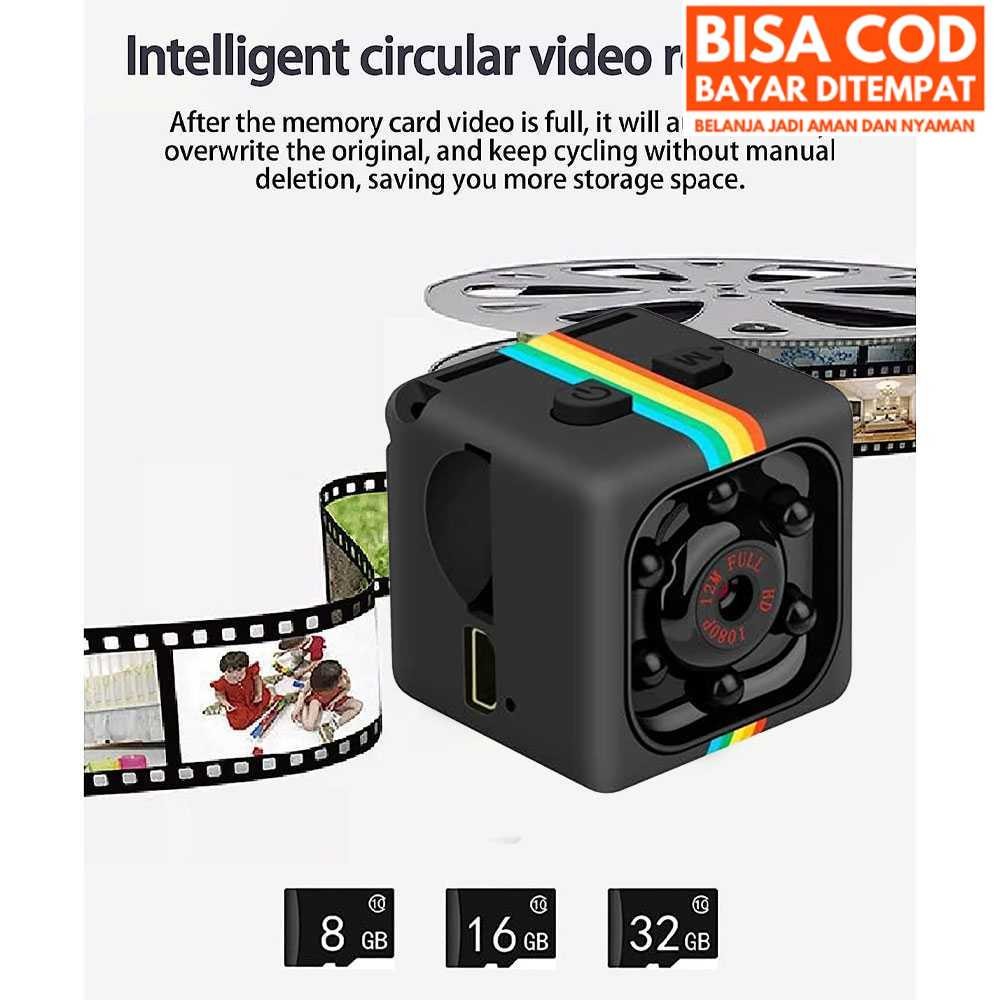 [14-COD] Perciron Kamera Mini Pengawas CCTV Outdoor FHD 1080P - SQ11