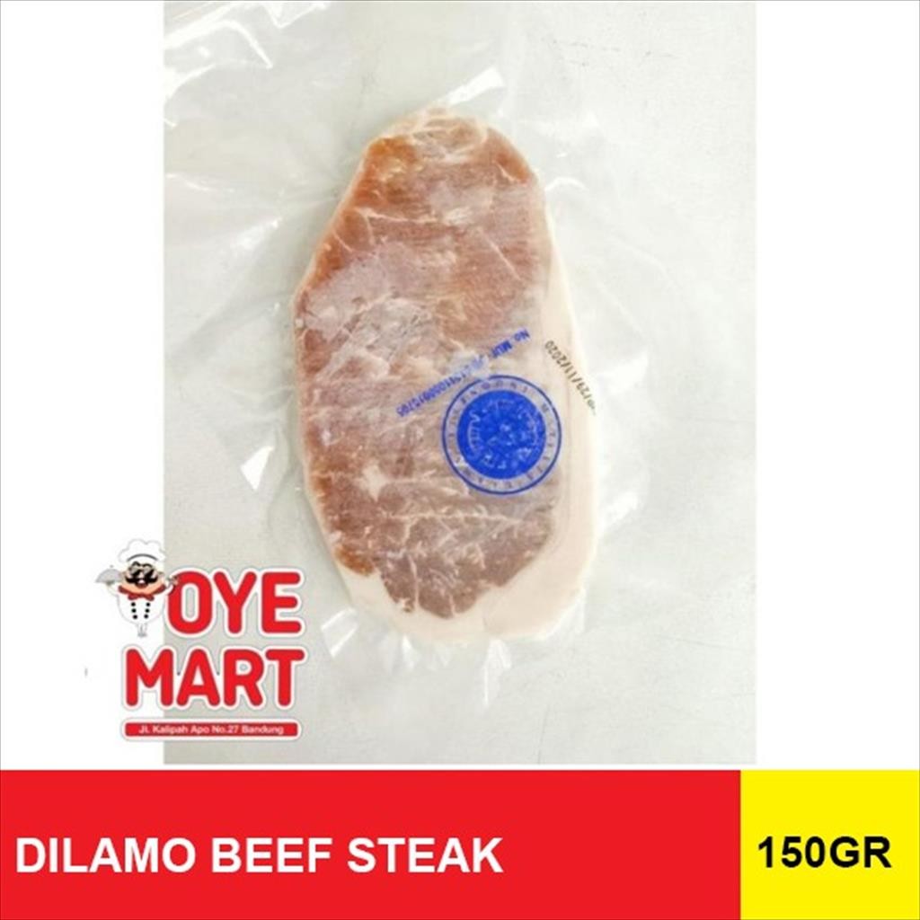 

DILAMO BEEF STEAK 150GR DAGING SAPI STEAK