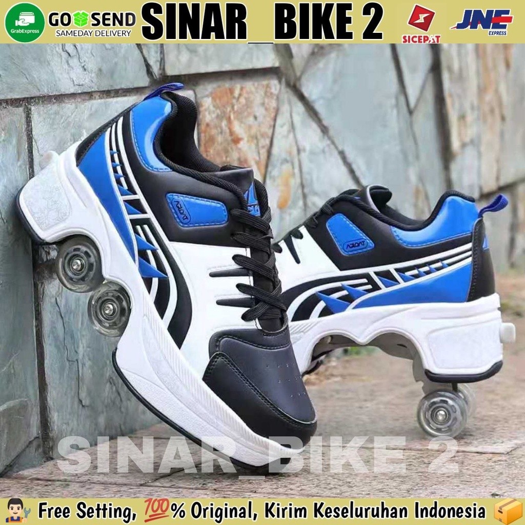 Roller skate shoes / Kick roller shoes Sepatu roda 4 orang dewasa