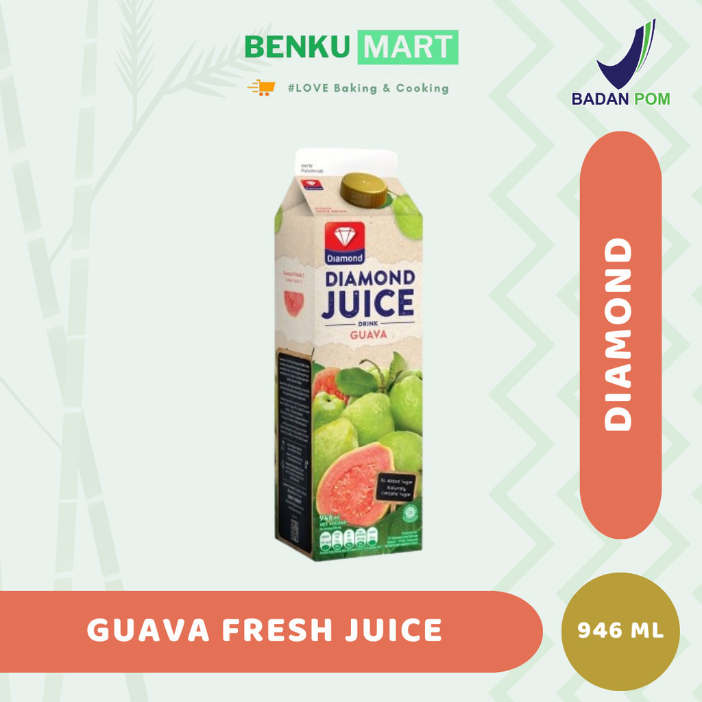 

DIAMOND JUICE GUAVA UNSWEET 946 ML - Jus Jambu