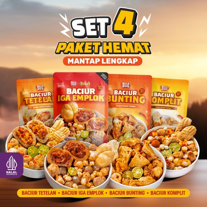 

Beledos Paket Mantap Lengkap / Komplit / Kriwil / Bunting / Tetelan - Baciur Iga