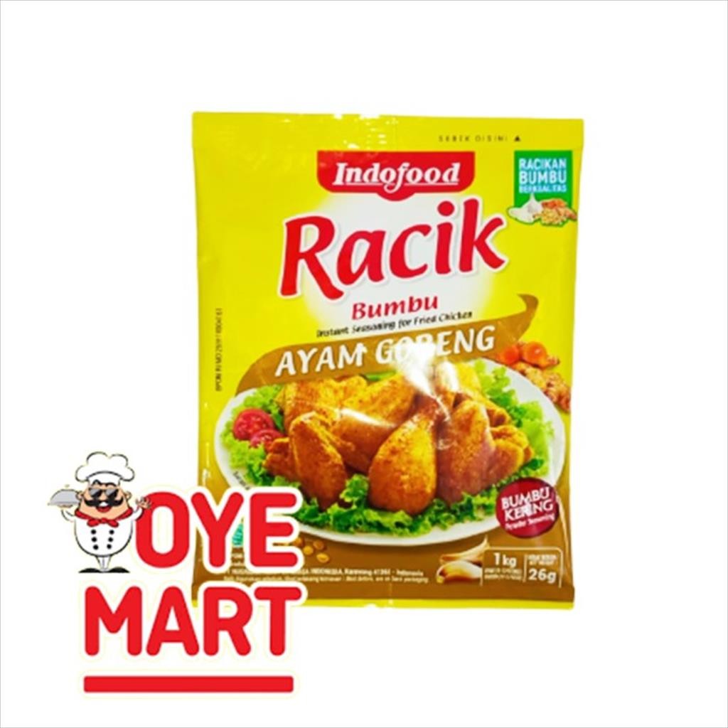 

INDOFOOD RACIK BUMBU AYAM GORENG 26GR / BUMBU INSTAN