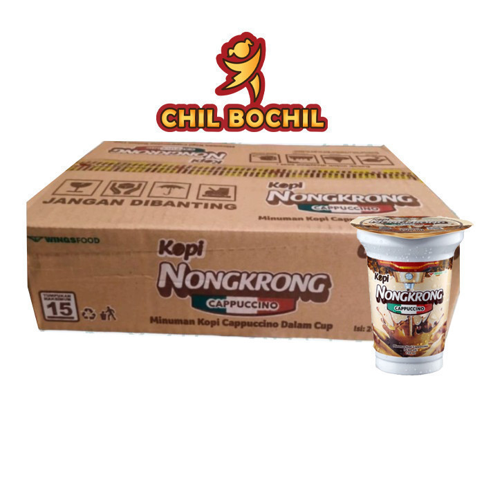 

[INSTANT] KOPI NONGKRONG CAPPUCINO 1 DUS ISI 24 CUP - CHIL BOCHIL