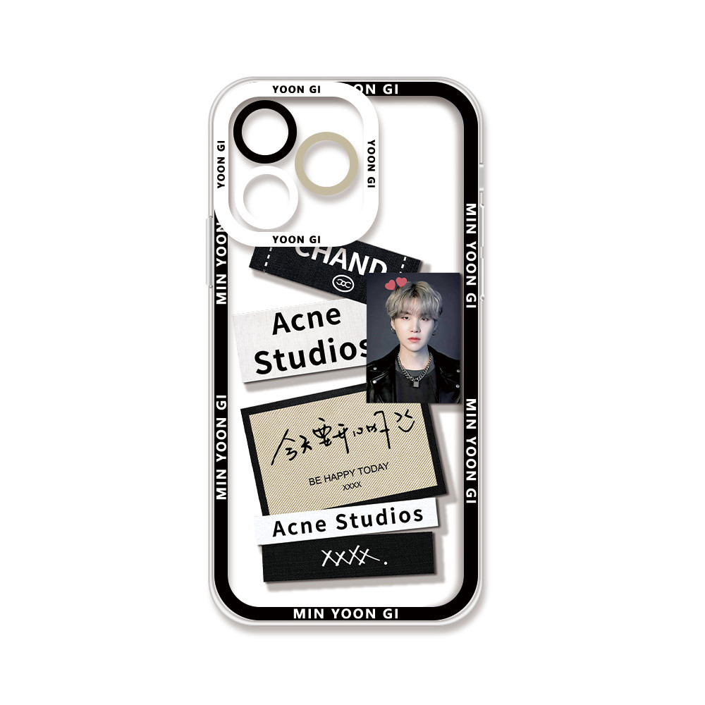 Casing Realme BTS Suga Case Bening Clear Case Realme C55 C53 12 11 10 Pro Plus 5g C51 C65 C67 C30s C