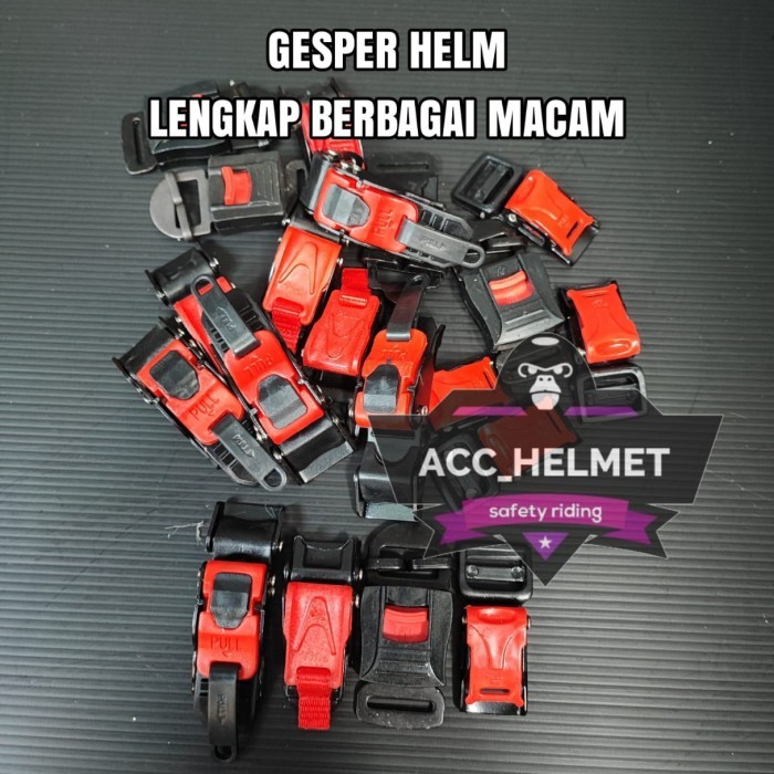 GESPER HELM / KACING HELM / PENGUNCI TALI HELM SNI