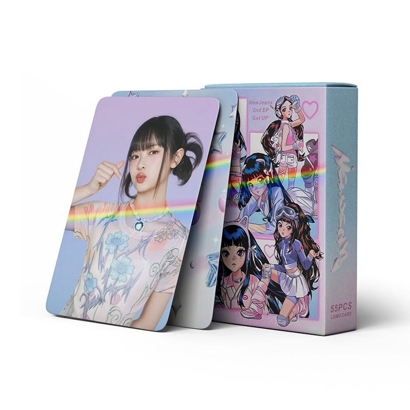 55Pcs/Box Photocards Idol Kpop Card for Fans Star Chasing Girl Supplies Photocards Kpop Photomasks K