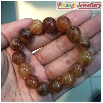 Gelang Giok Coklat Susu HQ
