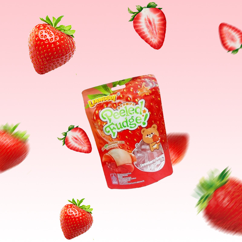 

[Makanan manis halal]LIANGGUI PEELED FUDGE permen kupas Permen buah cemilan manis| Permen Lunak Aneka Buah Viral | Candy Jelly Gummies Manggo Permen Lunak Rasa stroberi Jeruk | 108gr Permen Lianggui Rasa Mangga Permen Lianggui Rasa Stroberi Permen