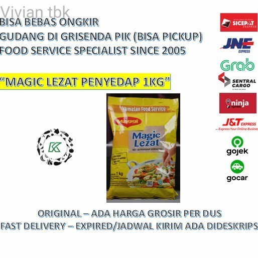 

vv Magic Lezat Penyedap Rasa Serbaguna 1kg Food Service