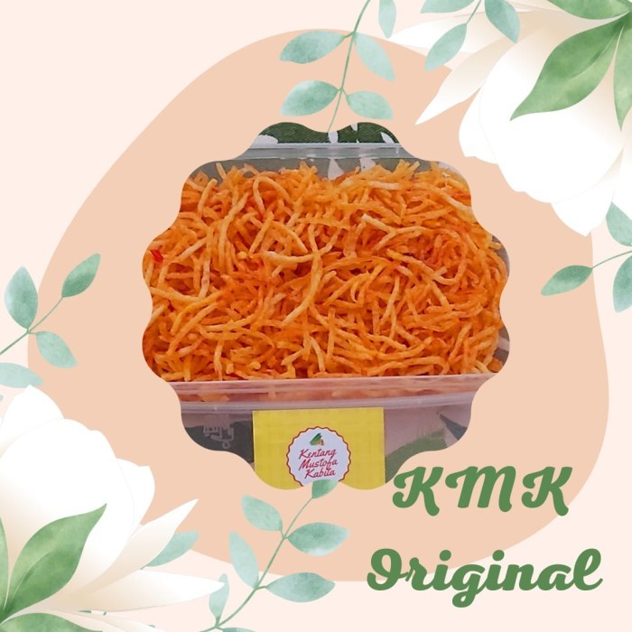 

Kering Kentang Mustofa Kabita ginal Thinwall 750ml Keripik Balado - Pedas, Tdk Daun Jeruk