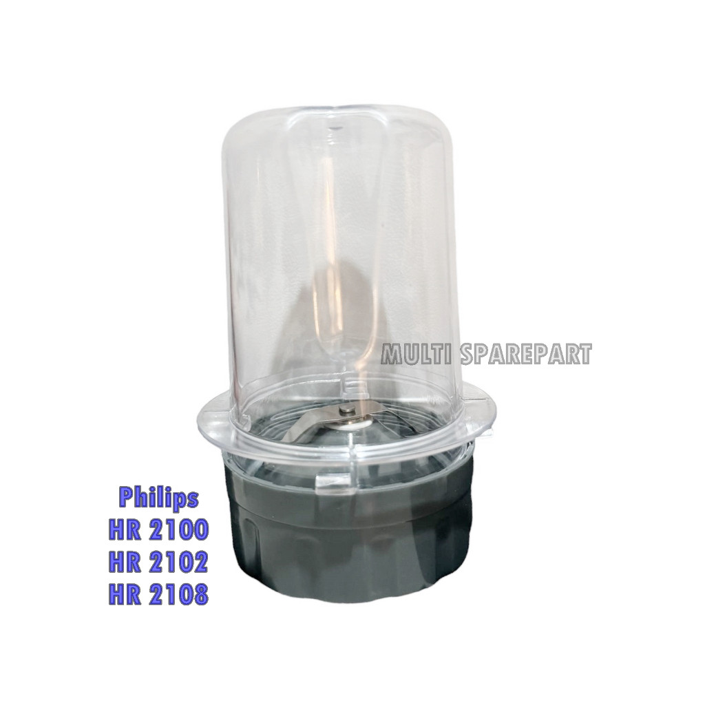 Gelas Blender Pisau Bumbu Philips HR 2100 HR 2102 HR 2108 FULL SET WETMILL DRYMILL