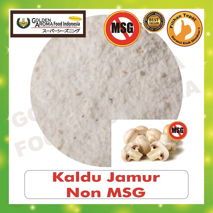 

Bubuk Tabur Rasa kaldu jamur Non MSG 500gr Bumbu Masak Serbaguna Murah Halal 1/2Kg Seasoning Powder