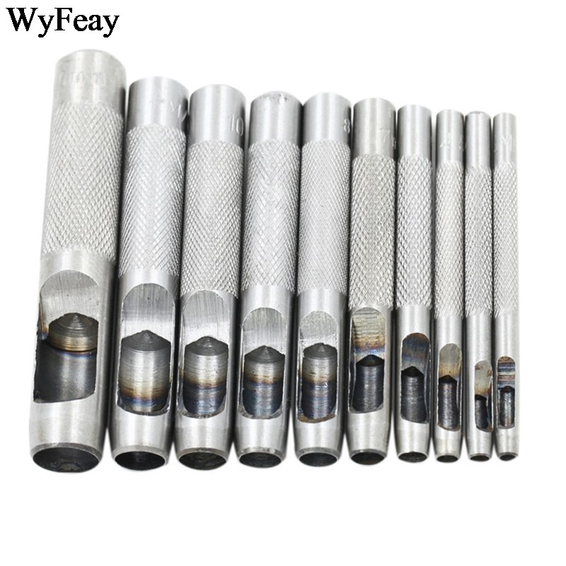 

Paper Puncher Leather Hole Punch Round Steel Leather Craft Hollow Hole Punch 1mm-30mm Metal Gaskets Leather Plastic Rubber Tools
