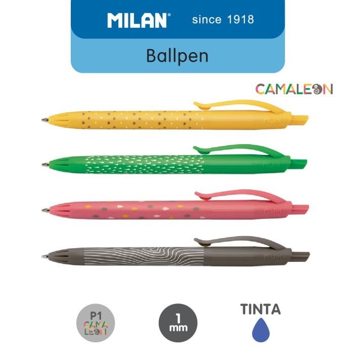 

[BMS Tangerang] Milan Ballpen Blue P1 Chameleon 1mm (1 Pcs) 17657291