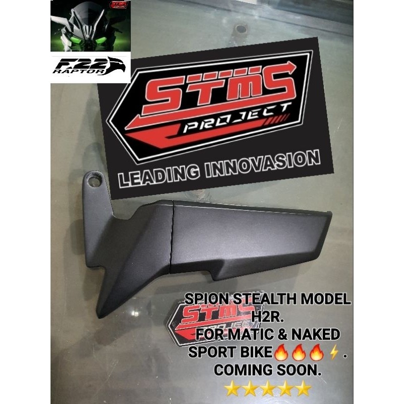 FR54E SPION WINGLET H2R F22 RAPTOR MODEL H2R FOR MATIC  N NAKED SPORT BIKE.STMS PROJECT