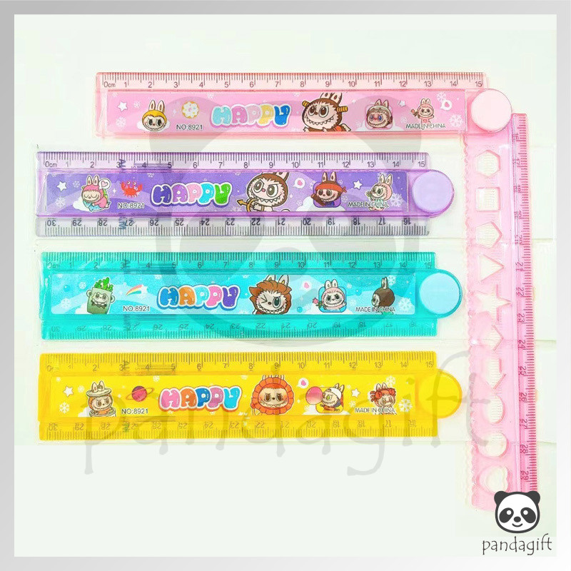 

Penggaris lipat 30 cm Labubu Sanrio Lisa Black Pink - GG0430