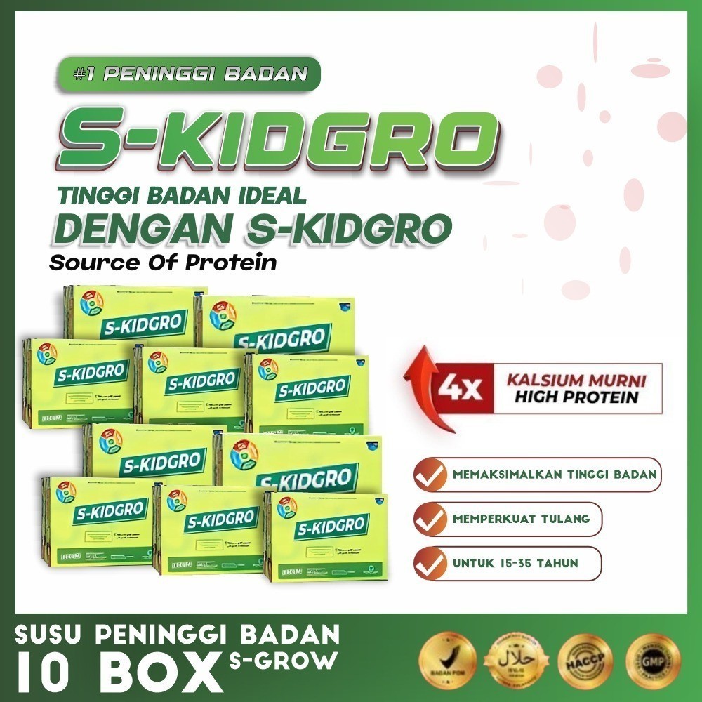

Paket Usaha Reseller S-Grow - isi 10 BOX S-KIDGRO VSSTORE AR