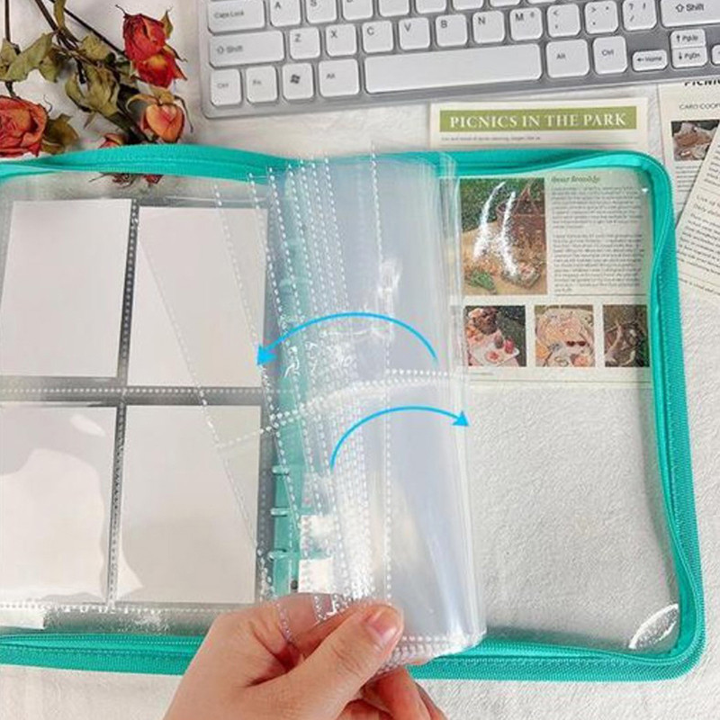 10pcs A5 Photo Album Binder Sleeves 1P 2P 4P Photo Album Binder Refill Inner Cards Photocard Refill 