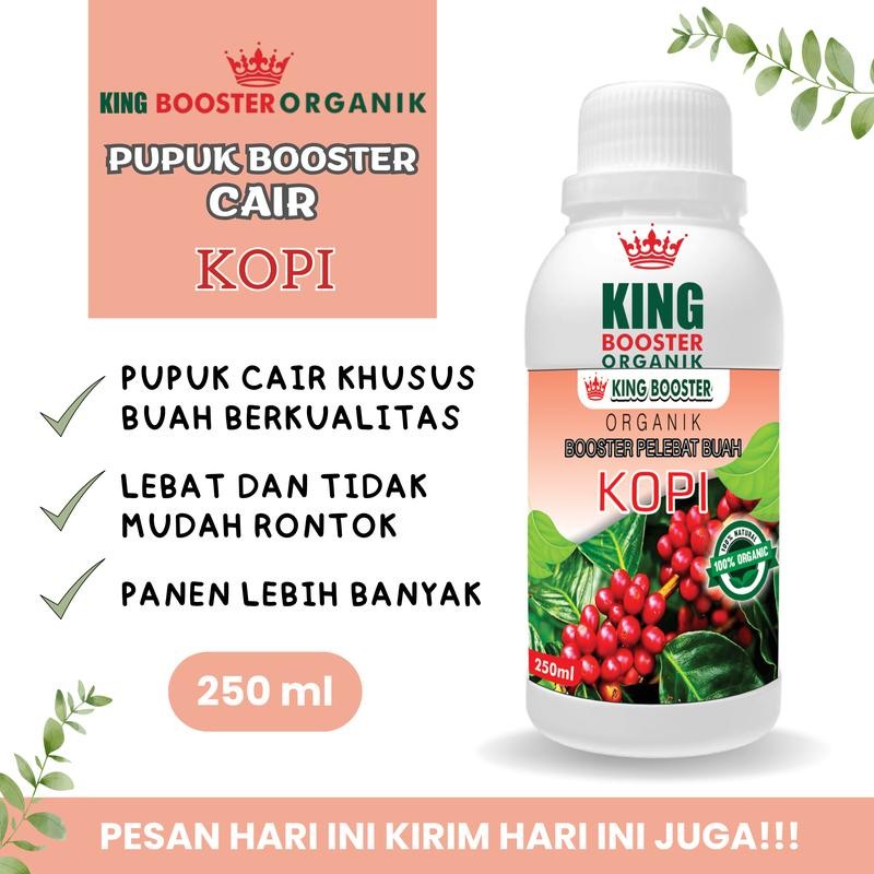 Pupuk Kopi Cair  250ml Pupuk Pelebat Buah Kopi Booster Kopi Pupuk Organik Pelebat Booster Kopi