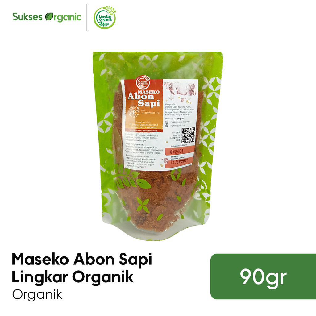 

Maseko Abon Sapi POUCH Lingkar Organik 90gr