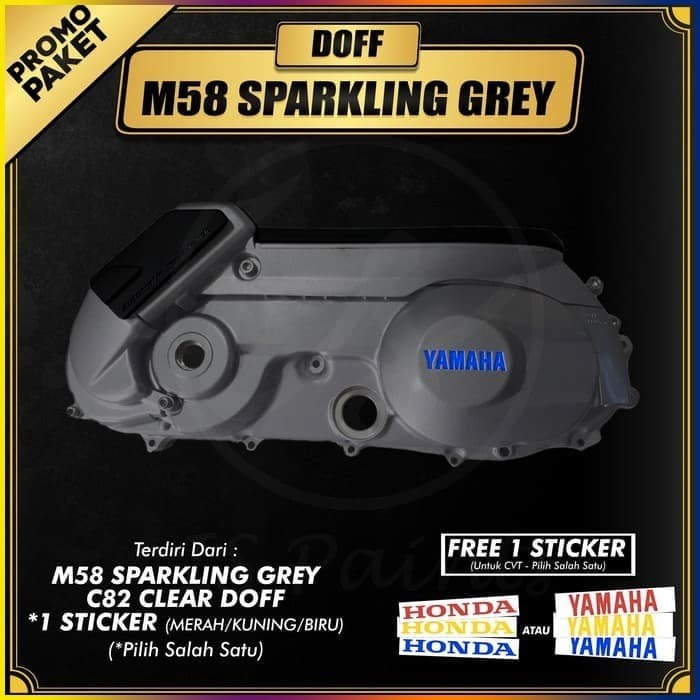 Cat Sapporo Ultimate Paket CVT M58 Sparkling Grey Doff Yamaha
