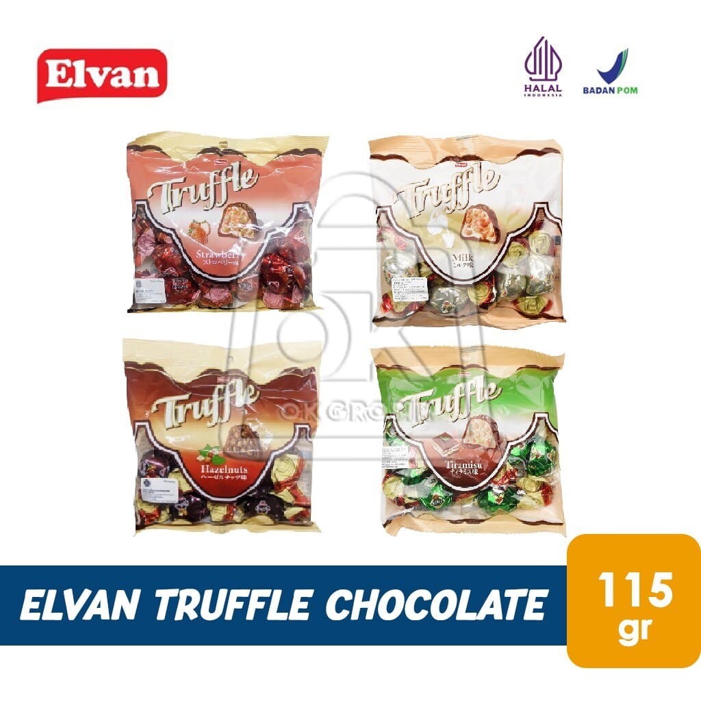 

Coklat Elvan Truffle Elvan Chocolate All Varian Minipack (Kemasan 115gr)
