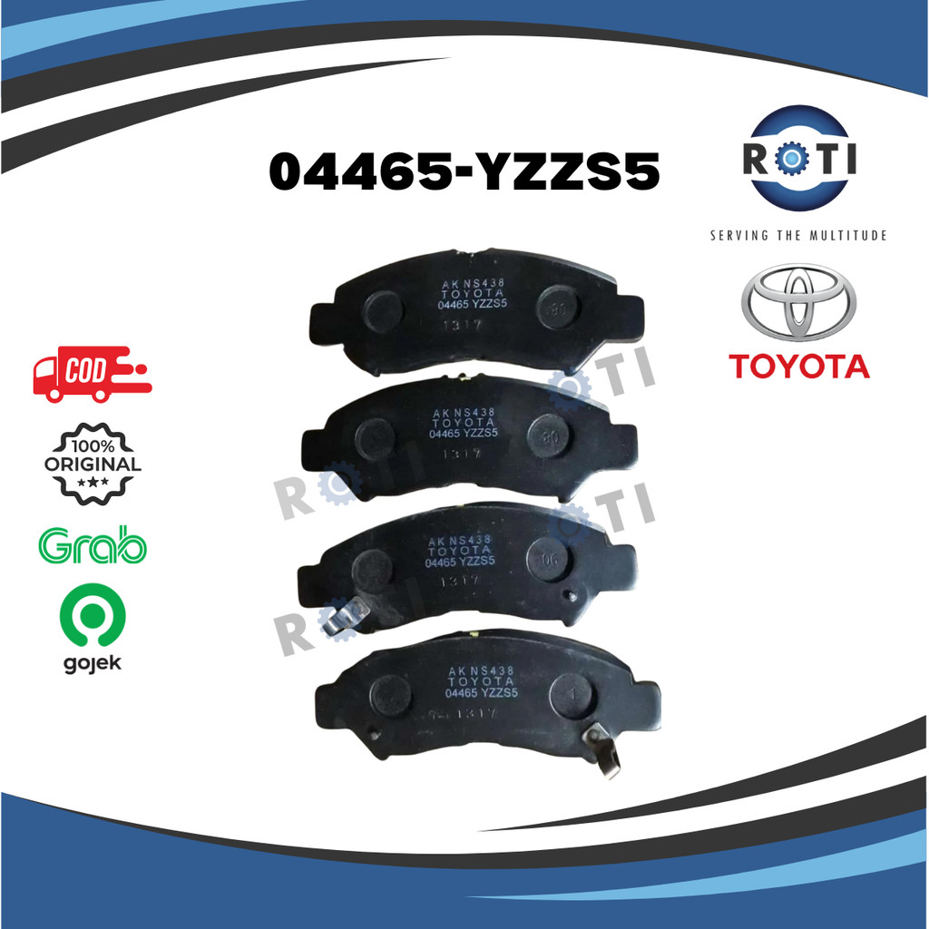 KAMPAS REM DEPAN TOYOTA CALYA / SIGRA 04465-YZZS5 GENUINE