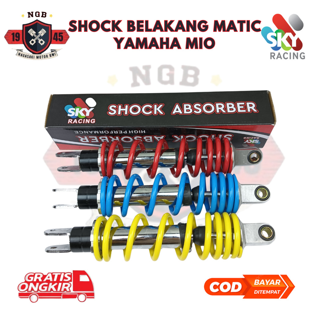 ShockBreaker Yamaha Mio Original - Shock Belakang Motor Mio Karbu Mio M3 - Skok Matic Mio J Mio Soul