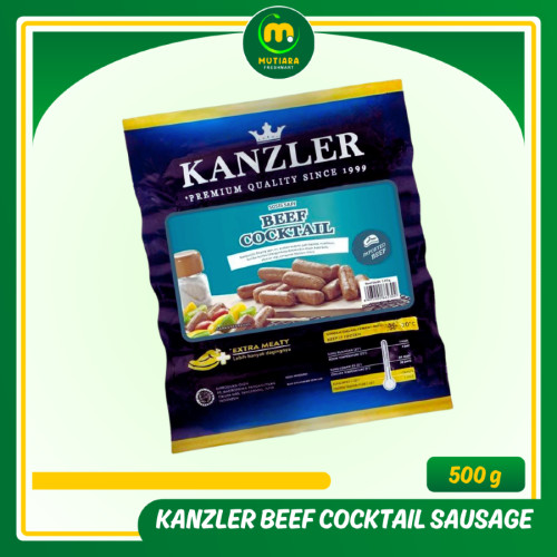 

KANZLER SOSIS BEEF COCKTAIL SAUSAGE 500GR
