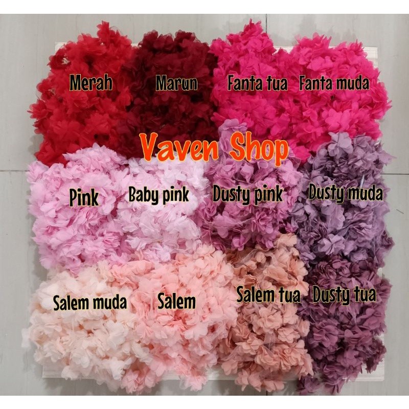 JU87Y RENDA BUNGA FRILL / RENDA FRILL