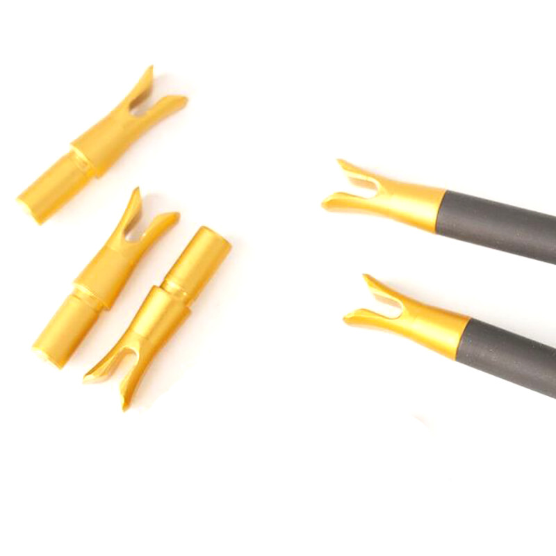 3pc Aluminum Alloy Insert Arrow Nock Pin Nock Fit ID3.2/4.2/5.2/6.2mm Arrow Shaft Compound Recurve S