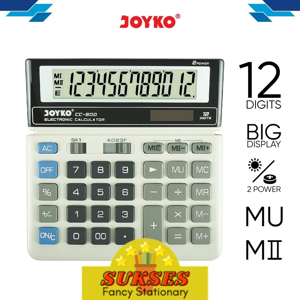 

Calculator Kalkulator Joyko CC-800 12 Digits