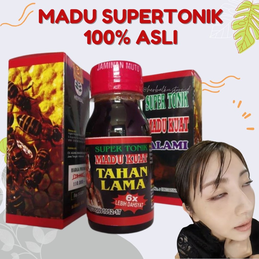 

Madu Super Tonik 100% Asli Tanpa Campuran Herbal Original Stamina Pria Tahan Lama SUPERTONIK