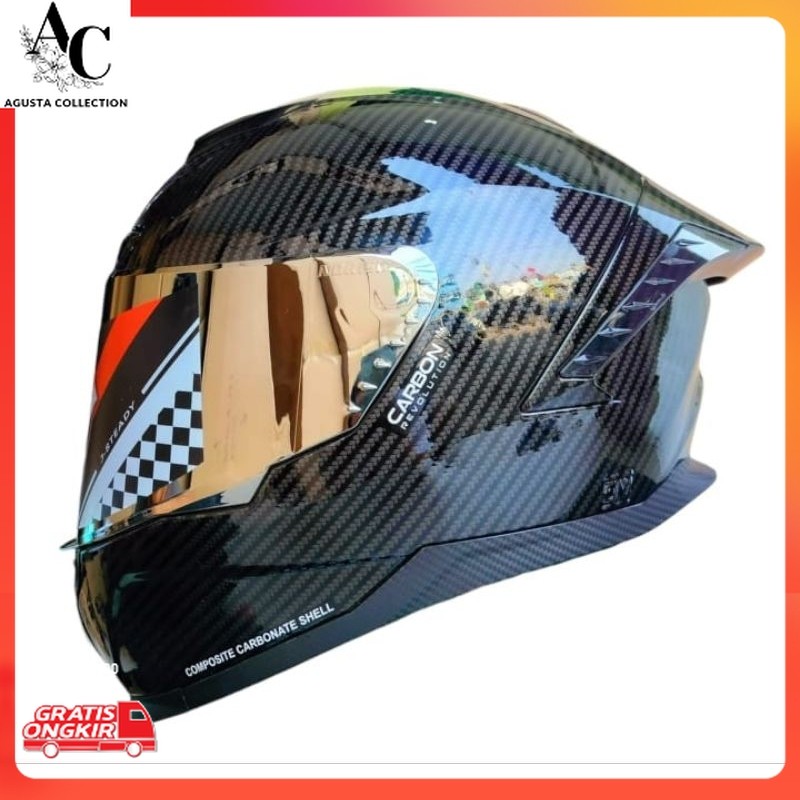 Helm Murah / HELM TTC KBR FULL FACE ORIGINAL / TTC ISLE