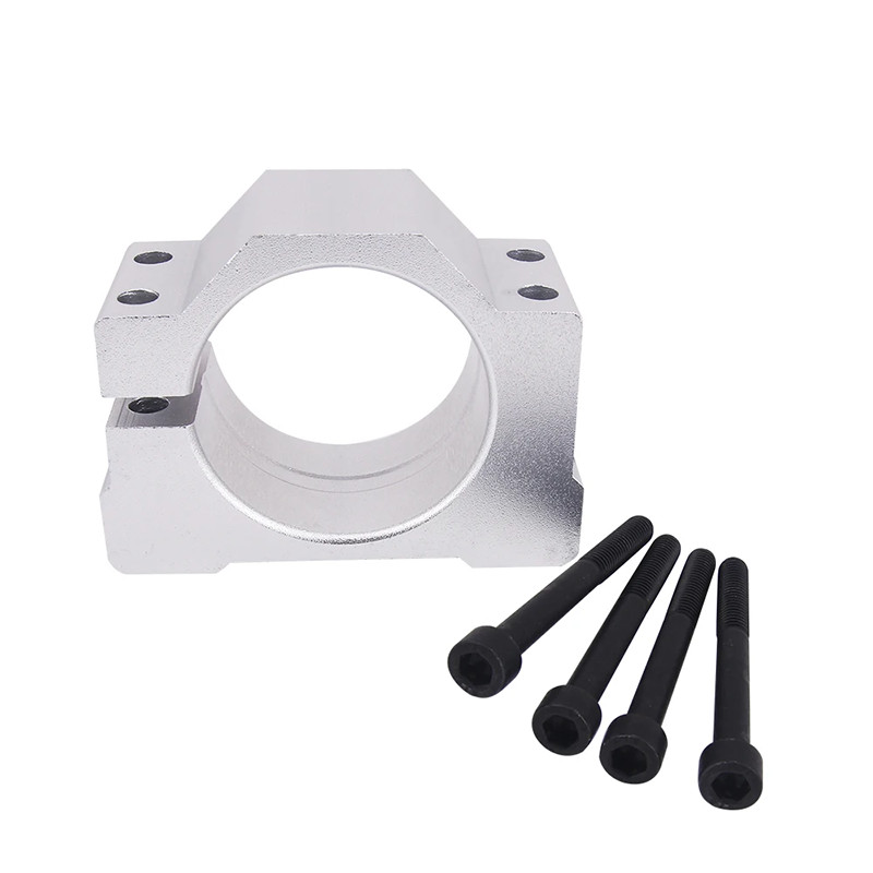 Aluminium CNC Spindle Clamp Holder Inner Diameter 52mm Z Axis Router Mount Bracket 300W 500W 600W Sp