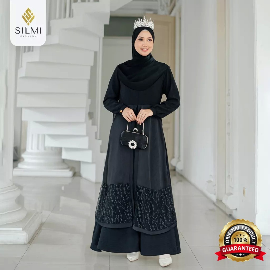 SabilaMall - Sarimbit Rayya Gamis Dewasa Remaja Atau Ibu Baju Muslim Keluarga by Silmi