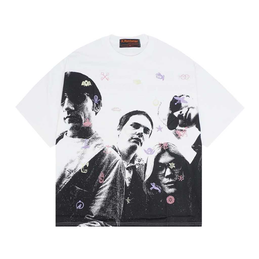 KKONTENER ADORE "THE SMASHING PUMPKINS" OVERSIZE TSHIRT WHITE