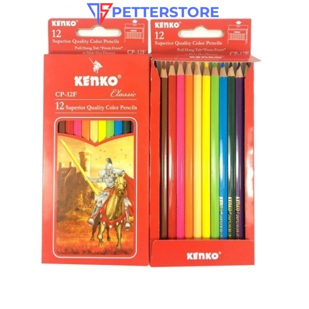 

PENSIL WARNA KENKO 12 WARNA PANJANG CP-1L