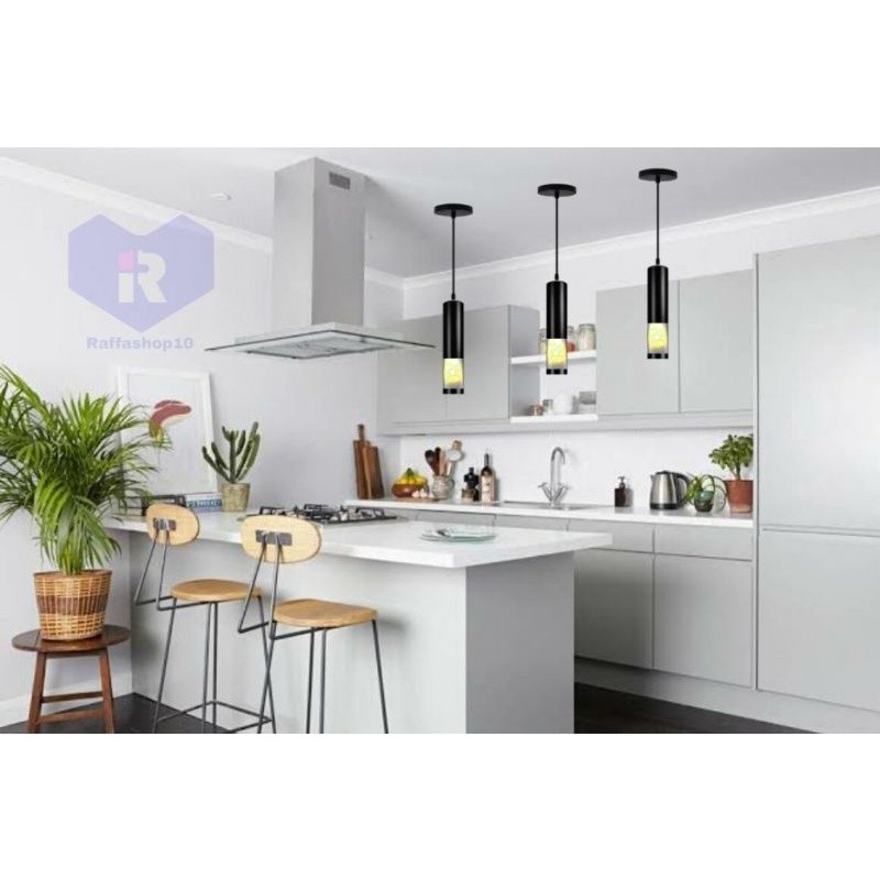 lampu gantung minibar dapur
