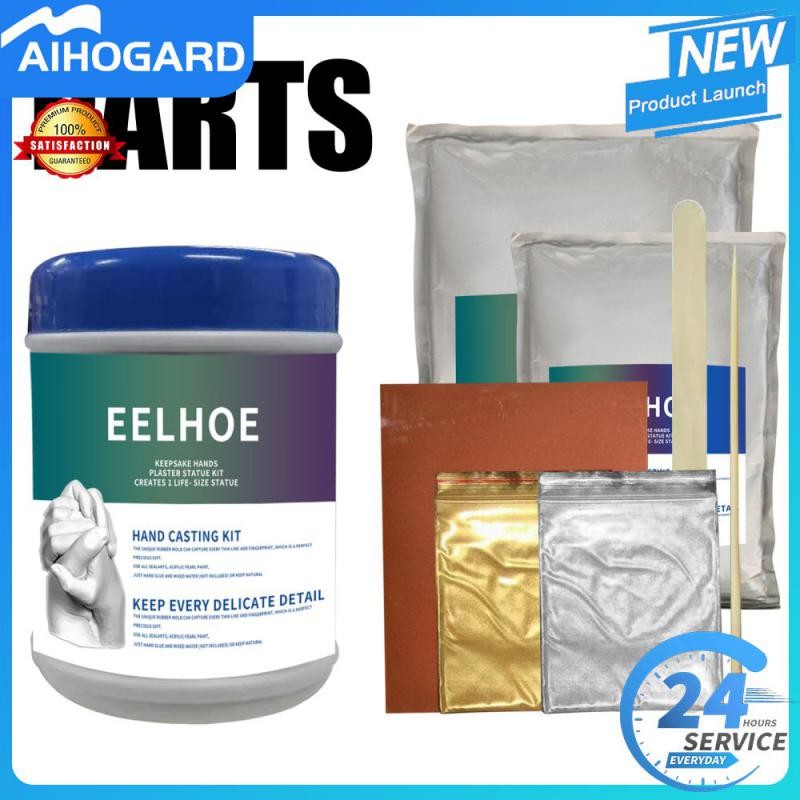 Hand Foot Print Model Set Plaster Mold for Baby Couples Wedding Handprints Footprints Casting Kit Ba