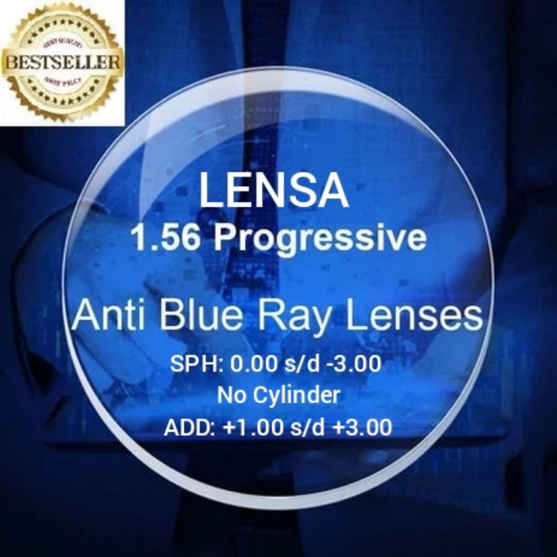 Pembuatan Lensa Progressive Progresif Blueray Bluray | Lensa Baca PLUS Double Focus