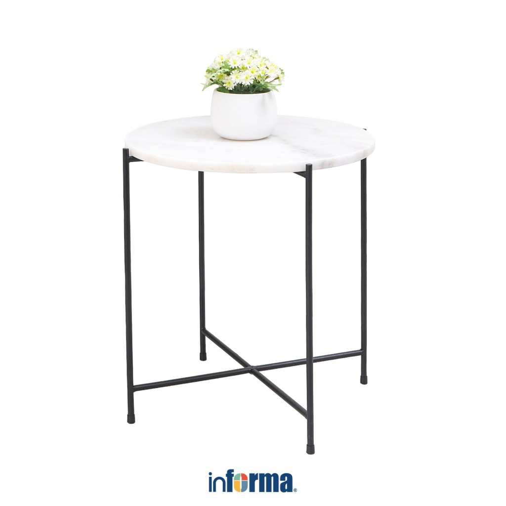 Informa Avila Meja Sisi End Table Meja Kecil Aesthetic Meja Samping Serbaguna Small Table
