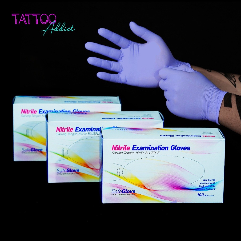 SafeGlove Medical Gloves Nitrile Bluple | SafeGlove Latex 100% ORIGINAL
