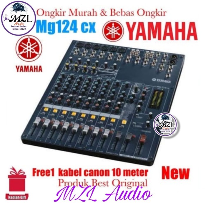 Mixer Audio mixing Yamaha Mg124Cx New Original import luar garansi 1th