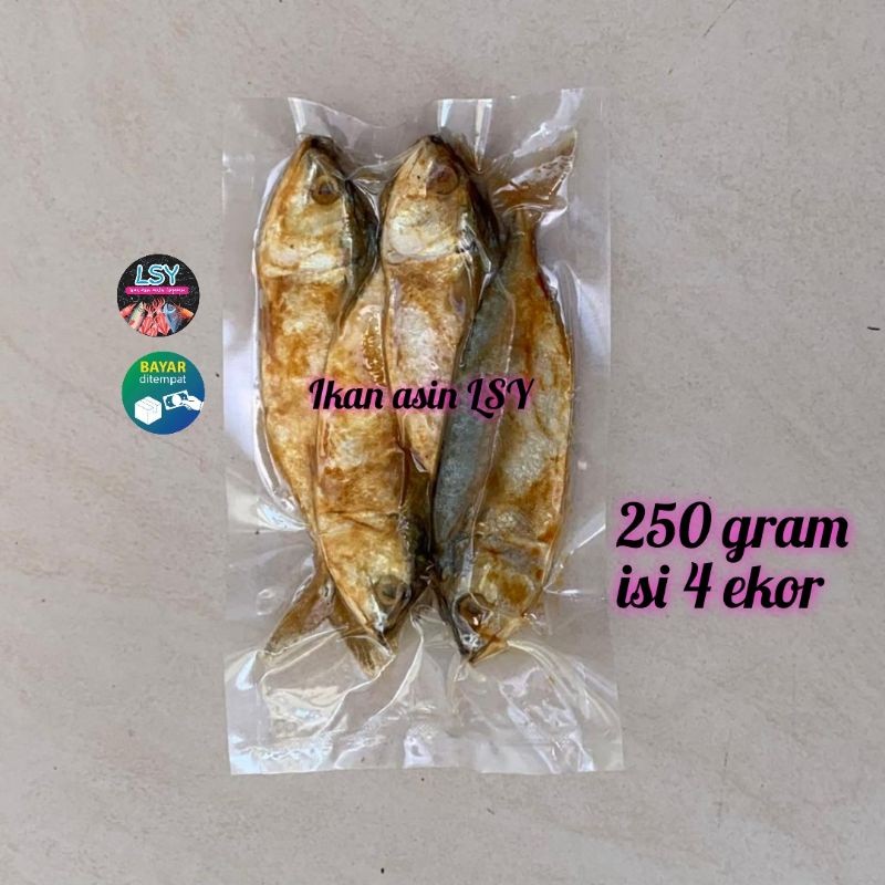 

ikan asin peda merah / kembung baceman (size jumbo) produk pilihan 250 gram
