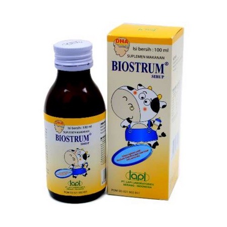 biostrum multivitamin anak kids syrup sirup syr 100ml 100 ml vitamin lysine DHA napsu makan / botol 